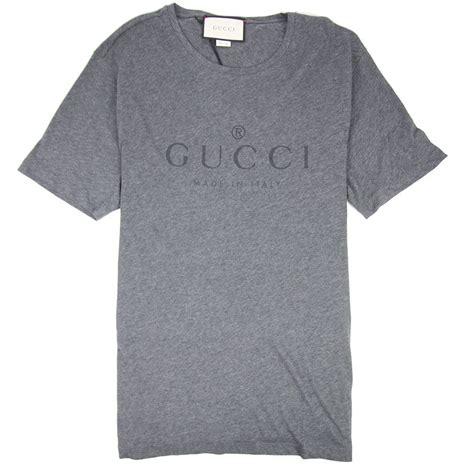 grey gucci shirt|Gucci leather t shirt.